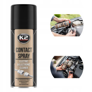 K2 KONTAKT SPRAY DO CZYSZCZENIA PRZEWODÓW STYKÓW WTYCZEK ELEKTRYCZNYCH 400