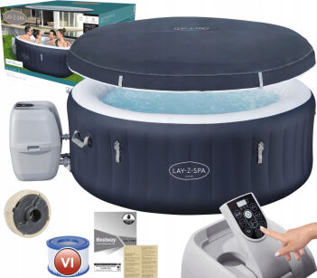 Basen z hydromasażem jacuzzi lay-z spa MiAMI AIR JEST BESTWAY 180x66 669L4