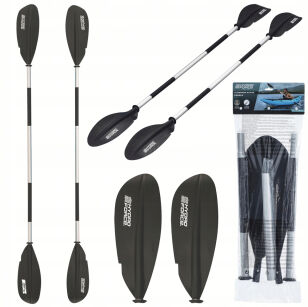 Składane dwupiórowe wiosło aluminiowe do deski sup kajakowe 230cm BESTWAY