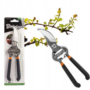 SEKATOR TRADYCYJNY RĘCZNY DO CIĘCIA KWIATÓW PĘDÓW 8" CARBON-STEEL 20cm