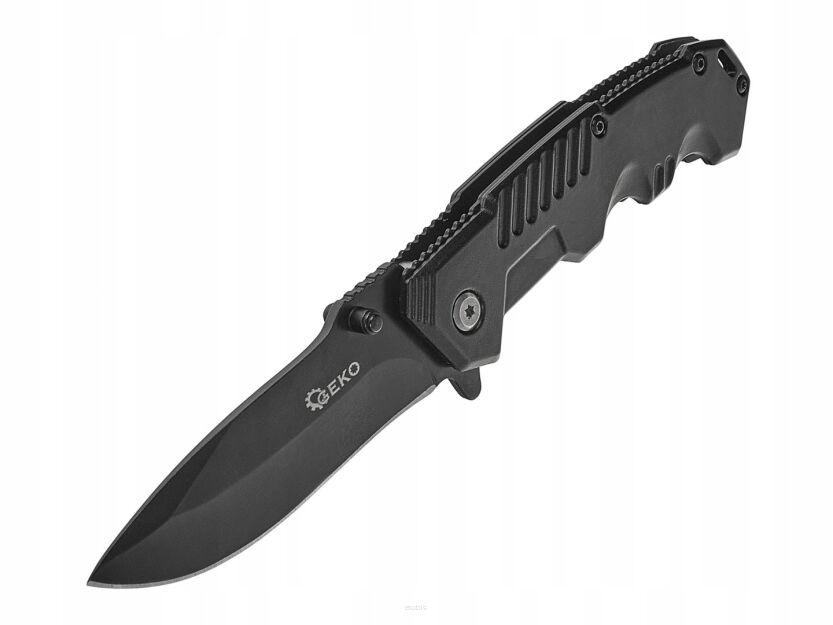 NÓŻ SKŁADANY TAKTYCZNY SCYZORYK 200/85MM BLACK SURVIVAL SERIES FLIPPER