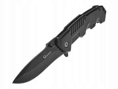 NÓŻ SKŁADANY TAKTYCZNY SCYZORYK 200/85MM BLACK SURVIVAL SERIES FLIPPER