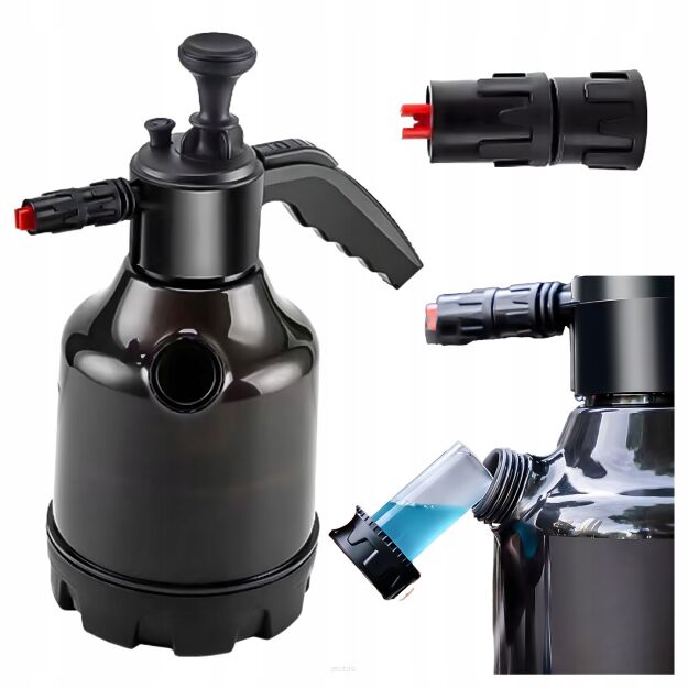 PIANOWNICA RĘCZNA OPRYSKIWACZ SPRYSKIWACZ CIŚNIENIOWY 2L ATOMIZER DO MYCIA