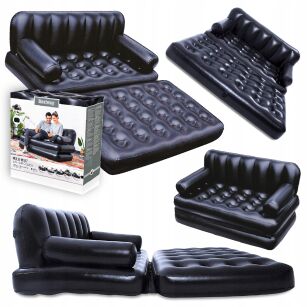 Sofa materac dmuchany łóżko dwuosobowe 5w1 188x152x64 BESTWAY